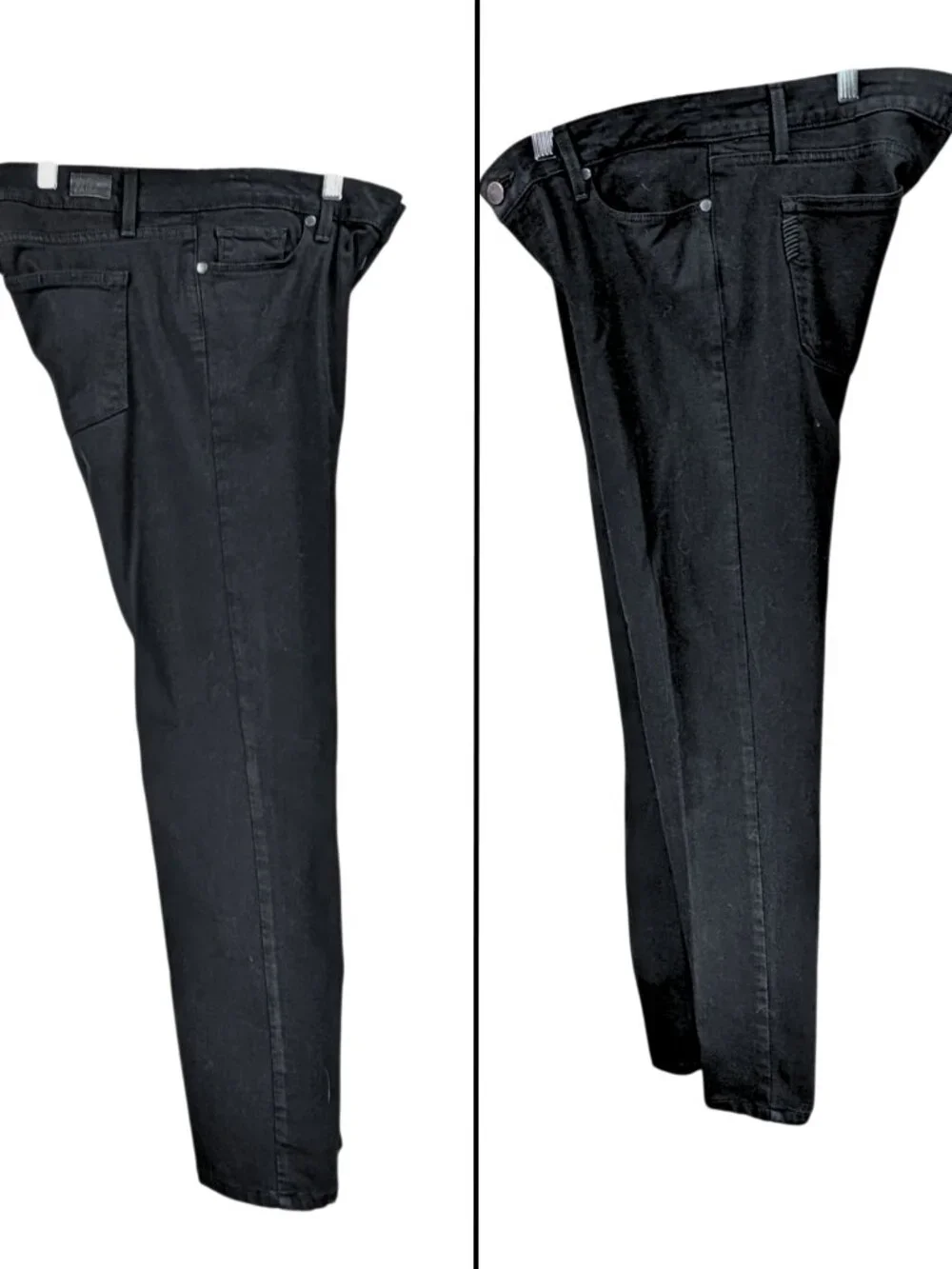 Paige 31 Black Skyline Skinny Mid Rise Ankle Stretch 5-Pocket Denim Jeans